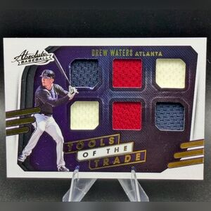 2021 Panini Absolute Tools of the Trade 6 Swatch Drew Waters TT6-DW Royals Relic